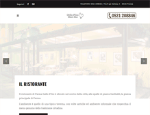 Tablet Screenshot of gallodororistorante.it